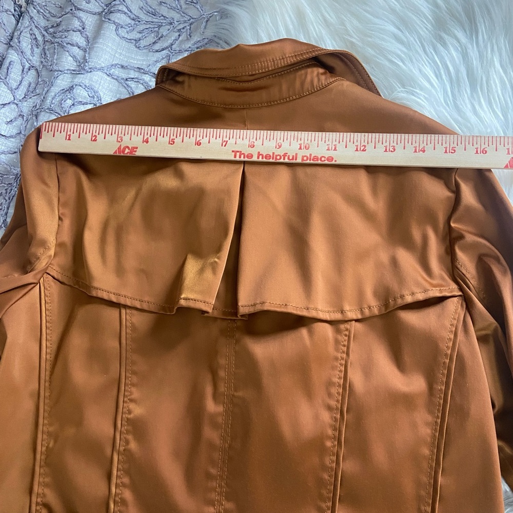 White House Black Market Brown Utility Jacket - Picture 8 of 13